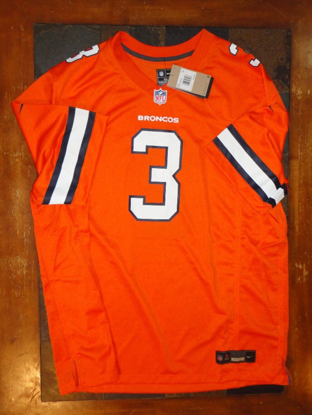 DENVER BRONCOS Nike NFL Orange "Wilson" #3 Jersey Size XXL NWT!!